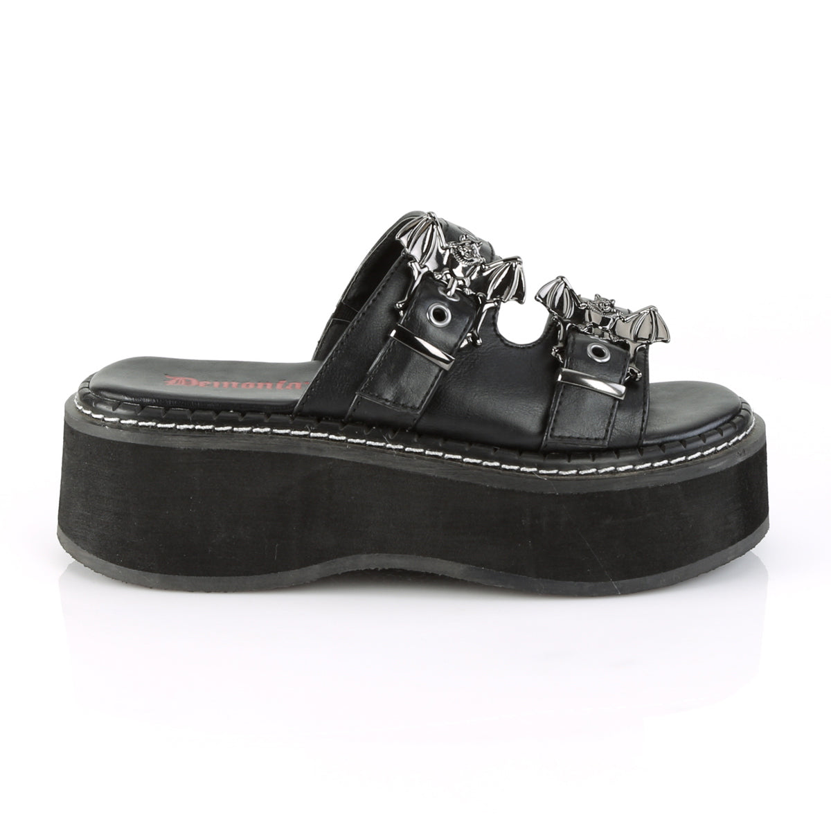 EMILY-100 Bat Sandals by Demonia