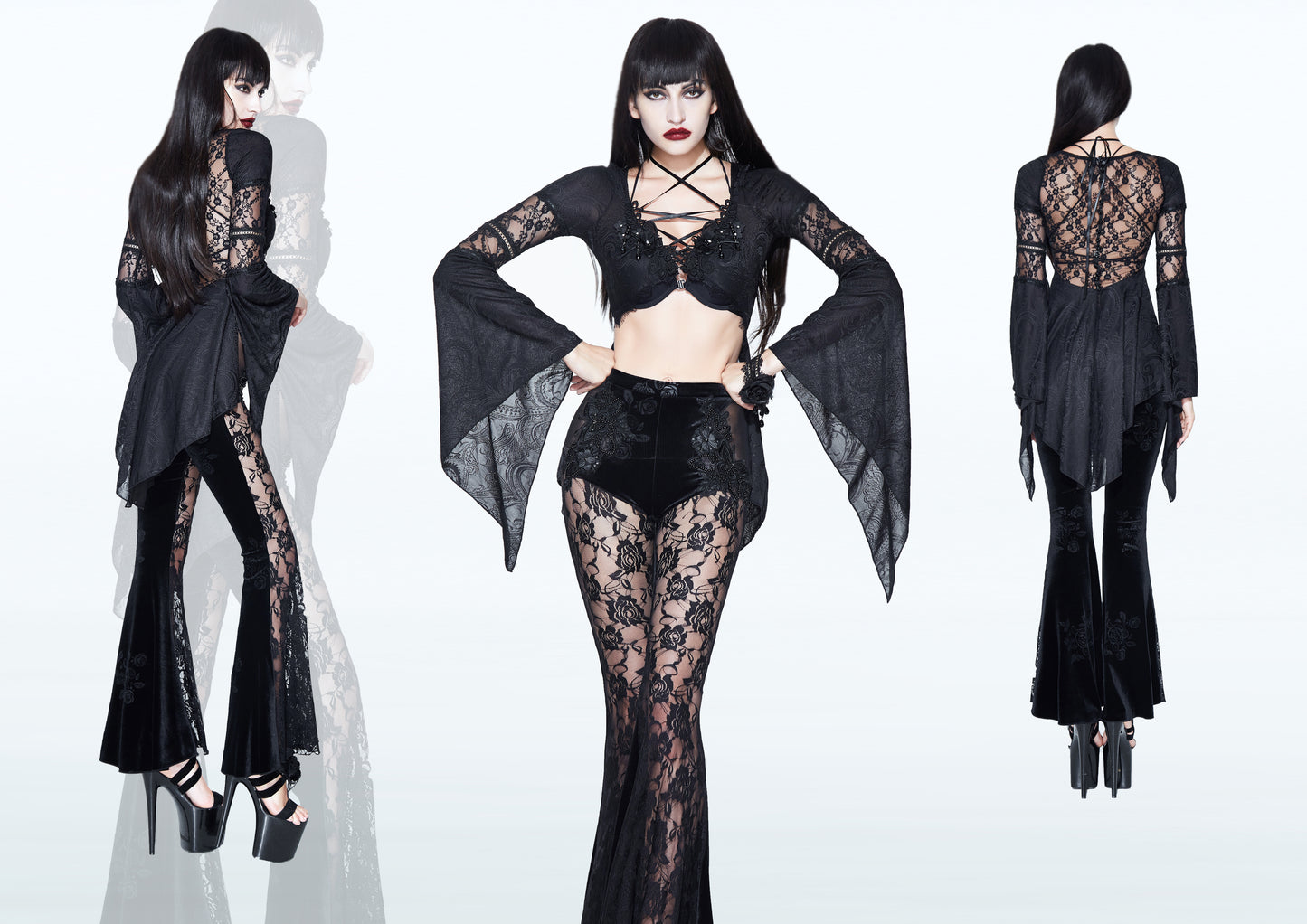Dark Fairy Top by Eva Lady