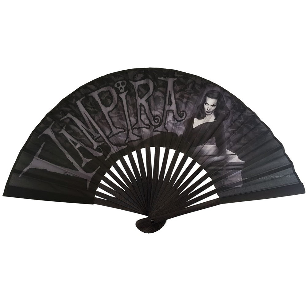 Vampira Coffin Fabric Fan by Kreepsville 666