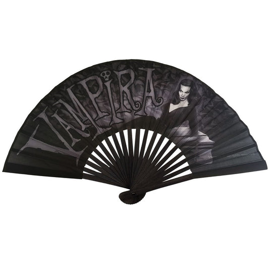 Vampira Coffin Fabric Fan by Kreepsville 666