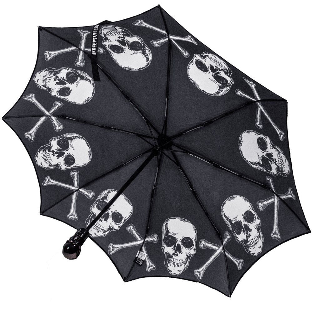 Skull Handle Anatomical Bones Umbrella by Kreepsville 666
