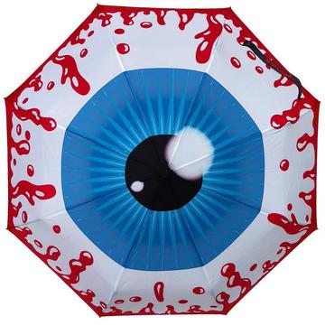 Skull Handle Eyeball Umbrella by Kreepsville 666