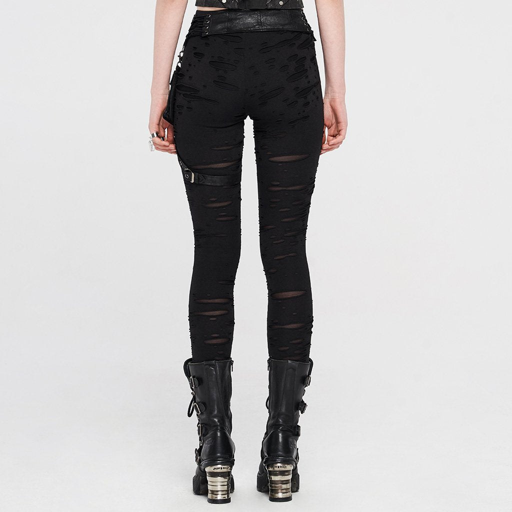 The Kill Ripped Leggings by Punk Rave – The Dark Side of Fashion