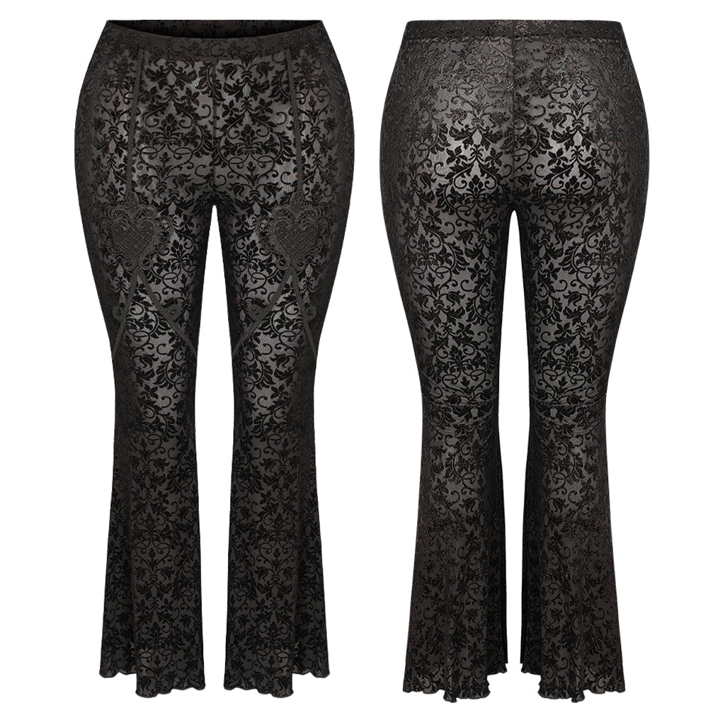 Love At Dusk Bell Bottom Pants by Punk Rave