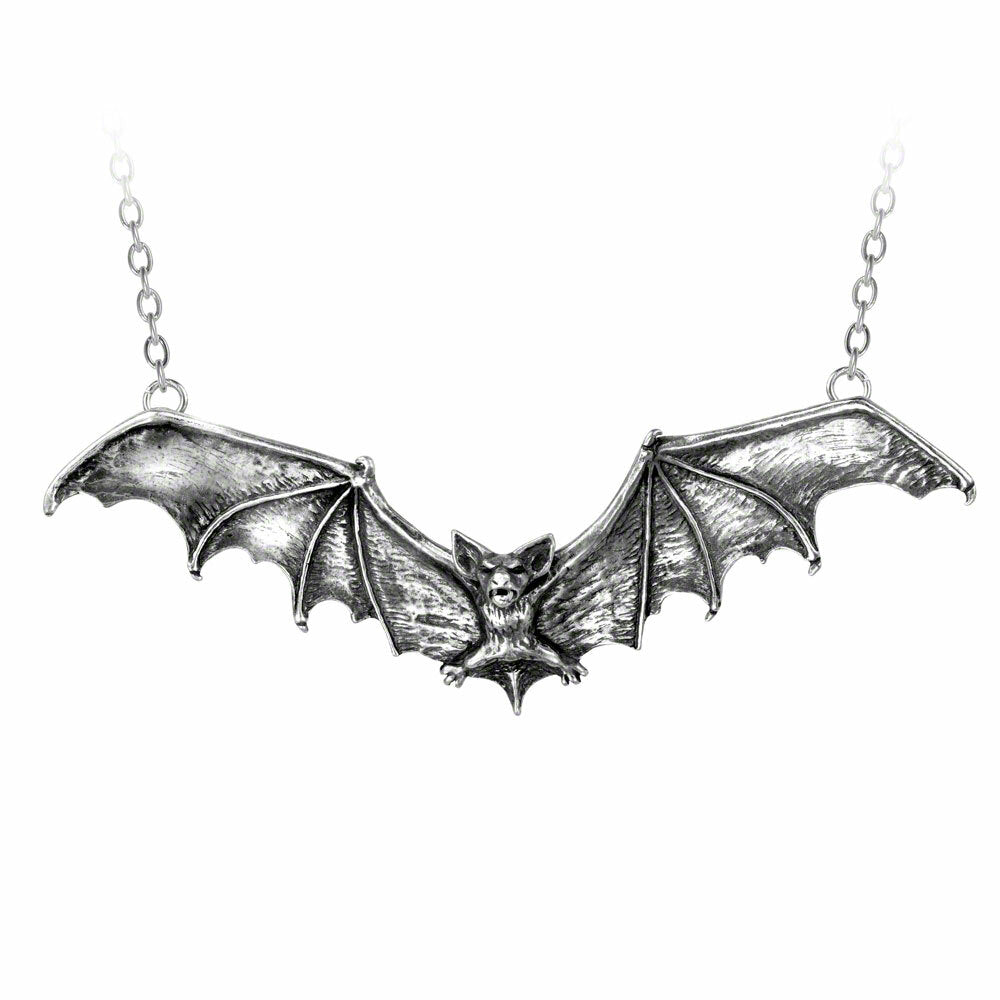 Gothic Bat Necklace by Alchemy Gothic