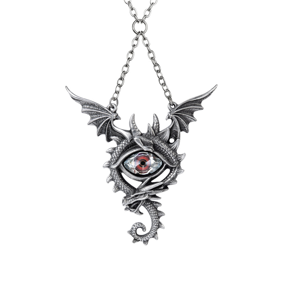 Eye of the Dragon Necklace by Alchemy Gothic – The Dark Side of