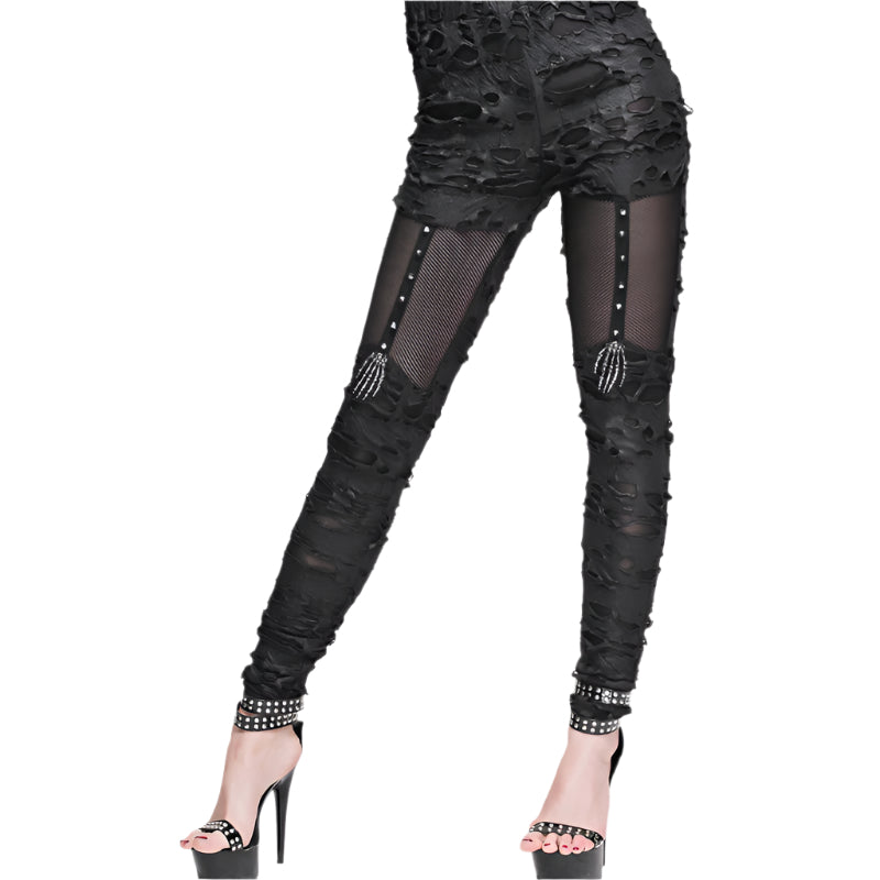 Fresh From The Grave Leggings By Devil Fashion