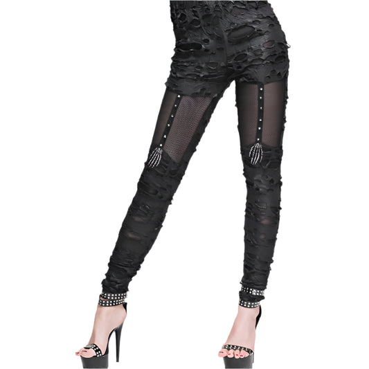Fresh From The Grave Leggings By Devil Fashion