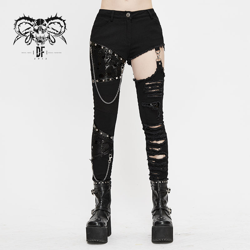 Mayhem Shredded Pants by Devil Fashion – The Dark Side of Fashion