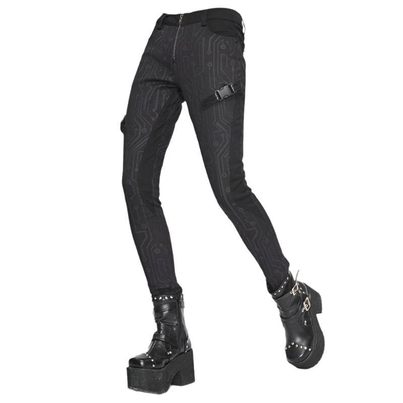 Lost Circuit Pants by Devil Fashion
