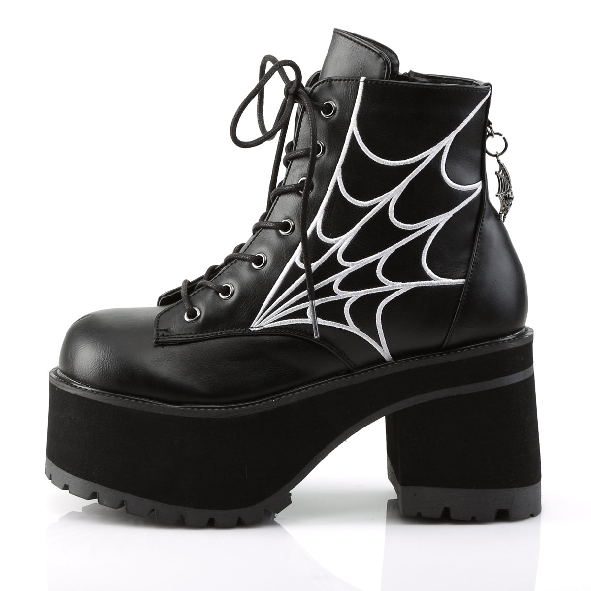 RANGER-105 Spider Web Ankle Boots by Demonia