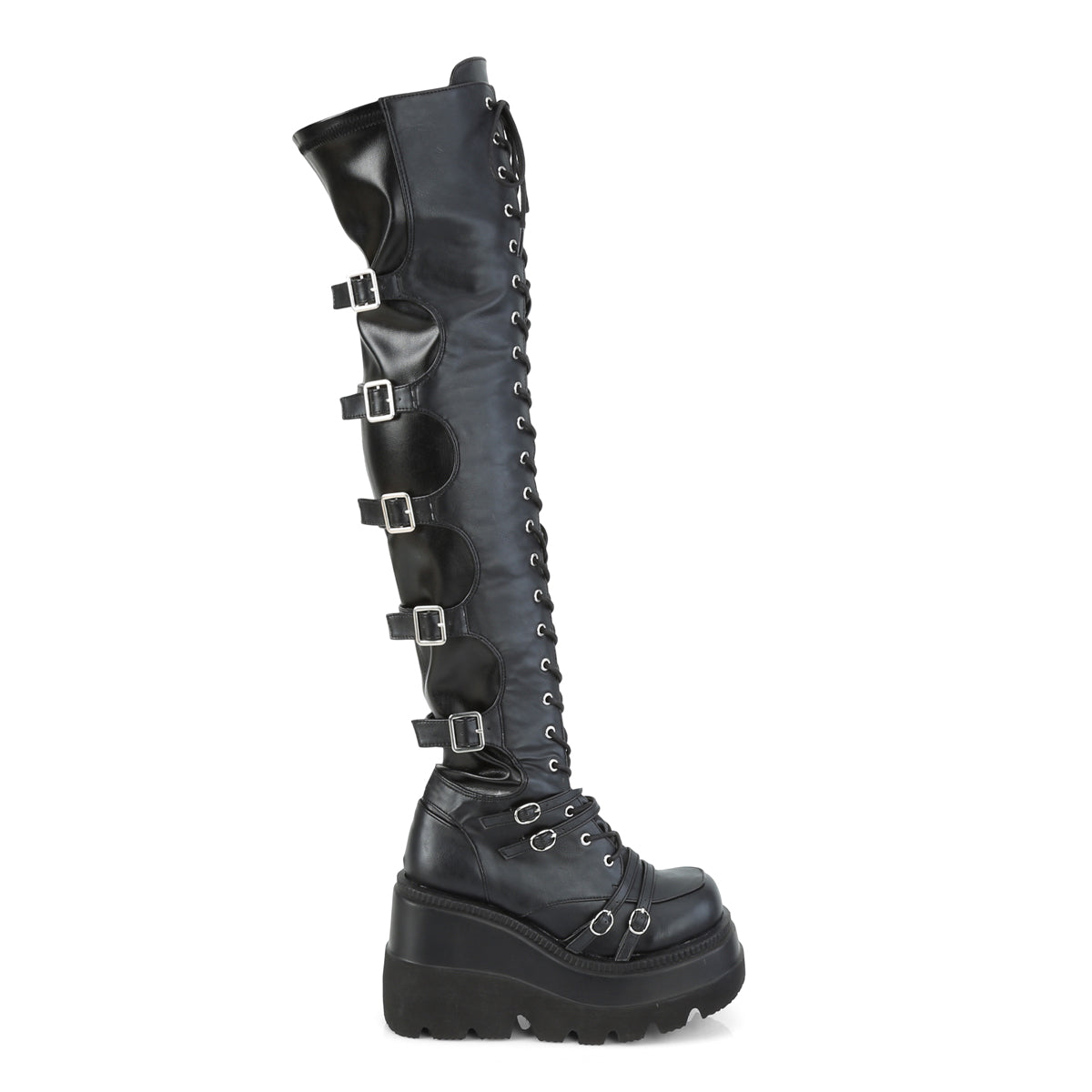 SHAKER-350 Over-The Knee Boots by Demonia