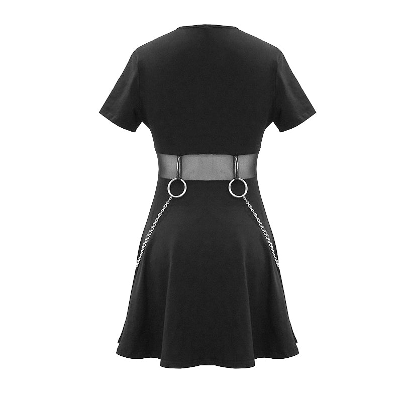 All The Rage Chain Dress by Devil Fashion