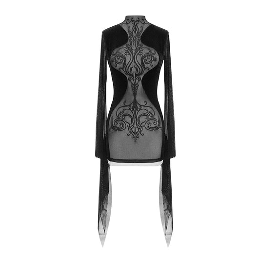 Sheer Destroyer Dress by Devil Fashion
