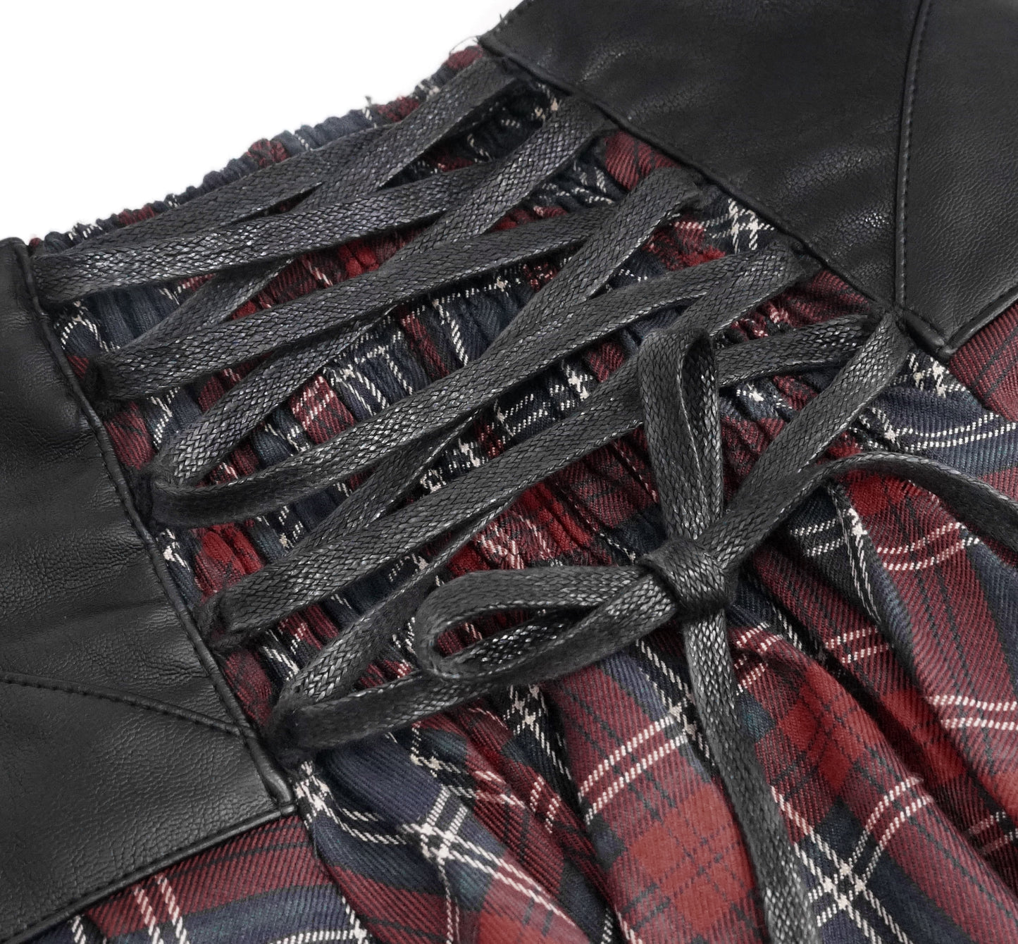 Rotten to the Core Plaid Skirt by Devil Fashion