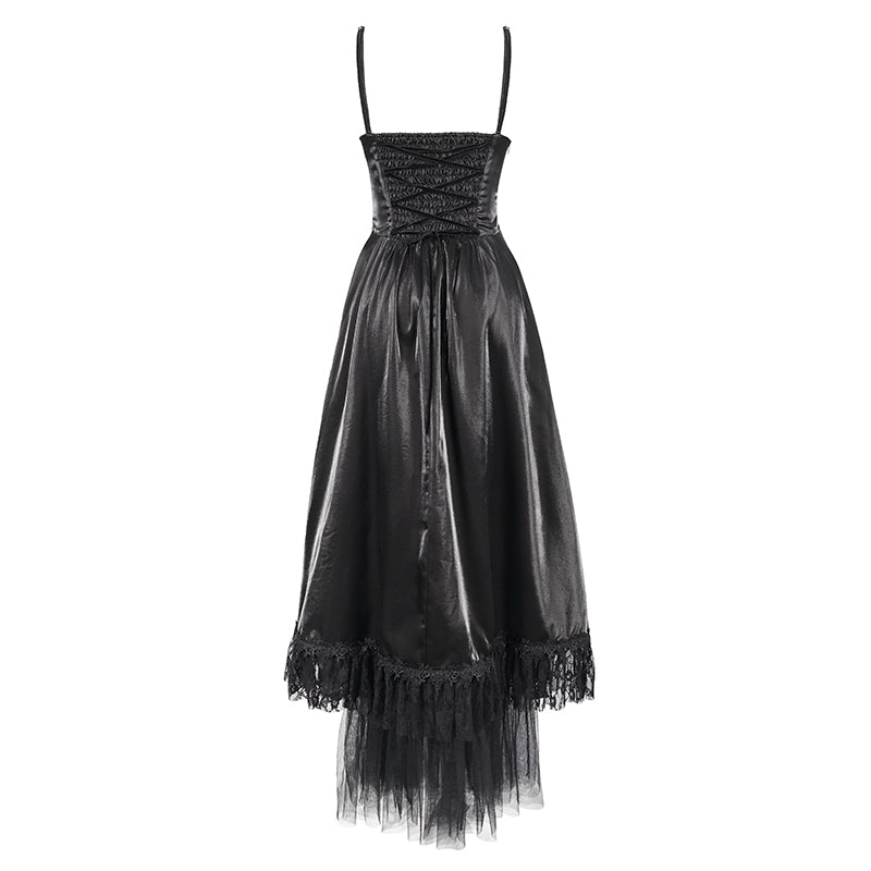 Singing Wraith Black Dress by Devil Fashion