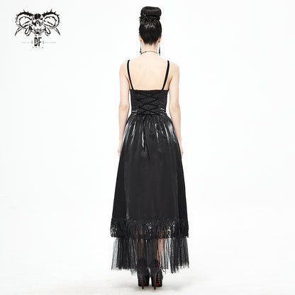 Singing Wraith Black Dress by Devil Fashion