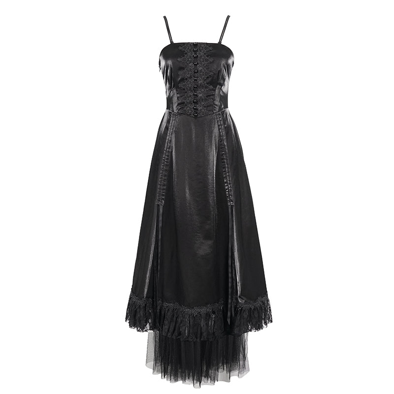 Singing Wraith Black Dress by Devil Fashion