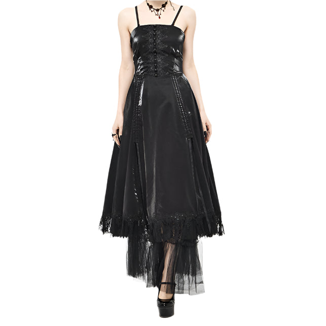 Singing Wraith Black Dress by Devil Fashion