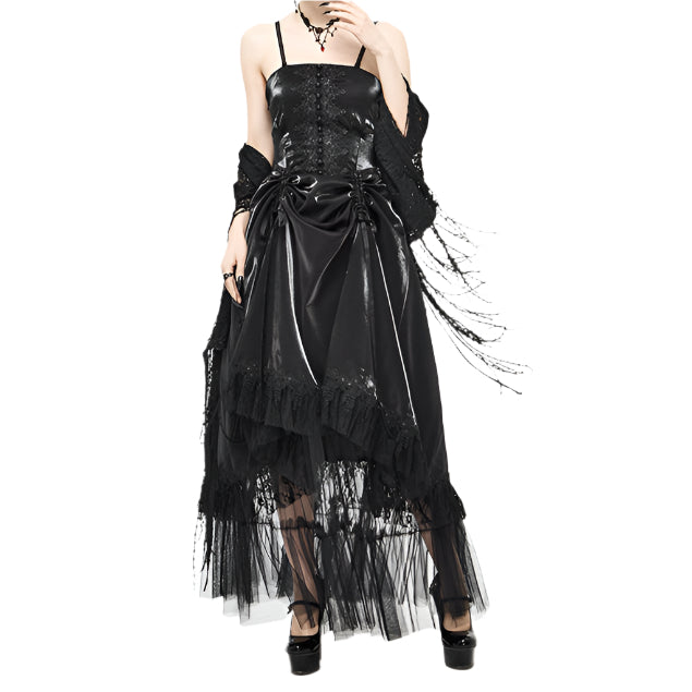 Singing Wraith Black Dress by Devil Fashion