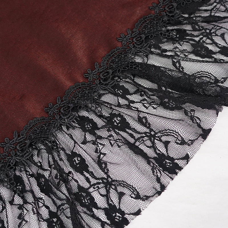 Marian Blood Red Dress by Devil Fashion