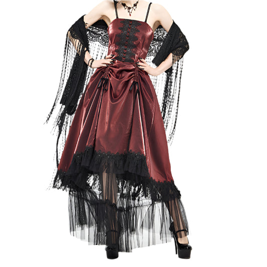 Marian Blood Red Dress by Devil Fashion