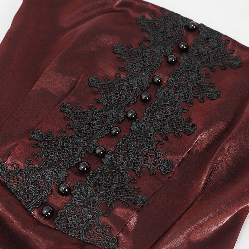 Marian Blood Red Dress by Devil Fashion