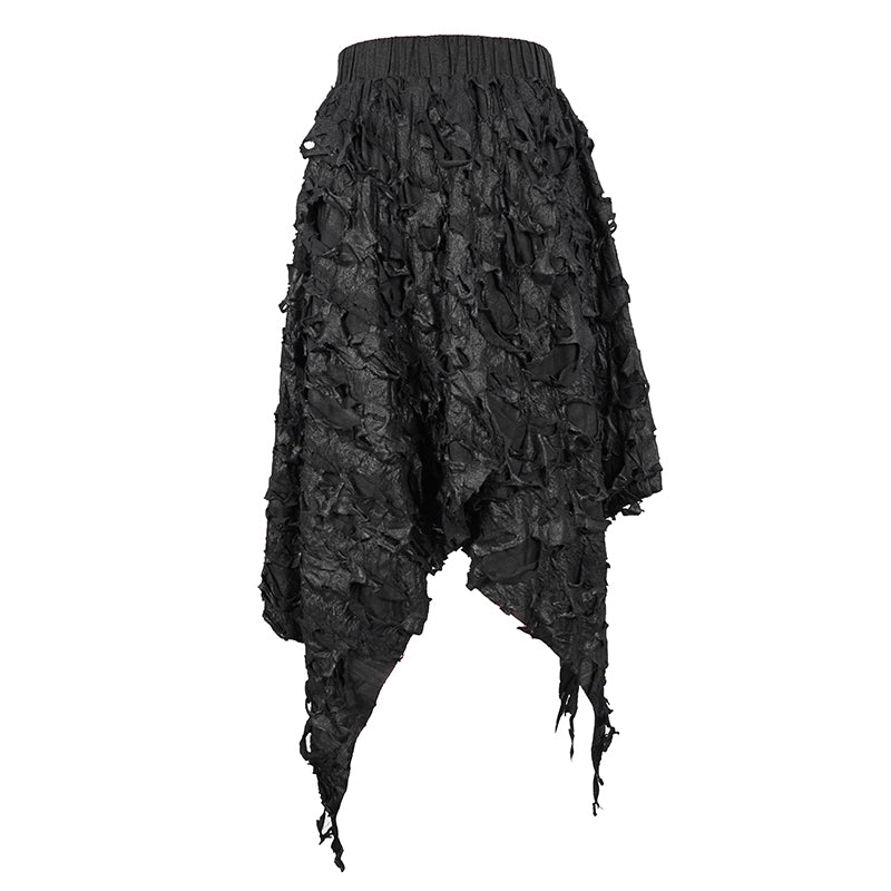Gothic Tattered Skirt by Devil Fashion