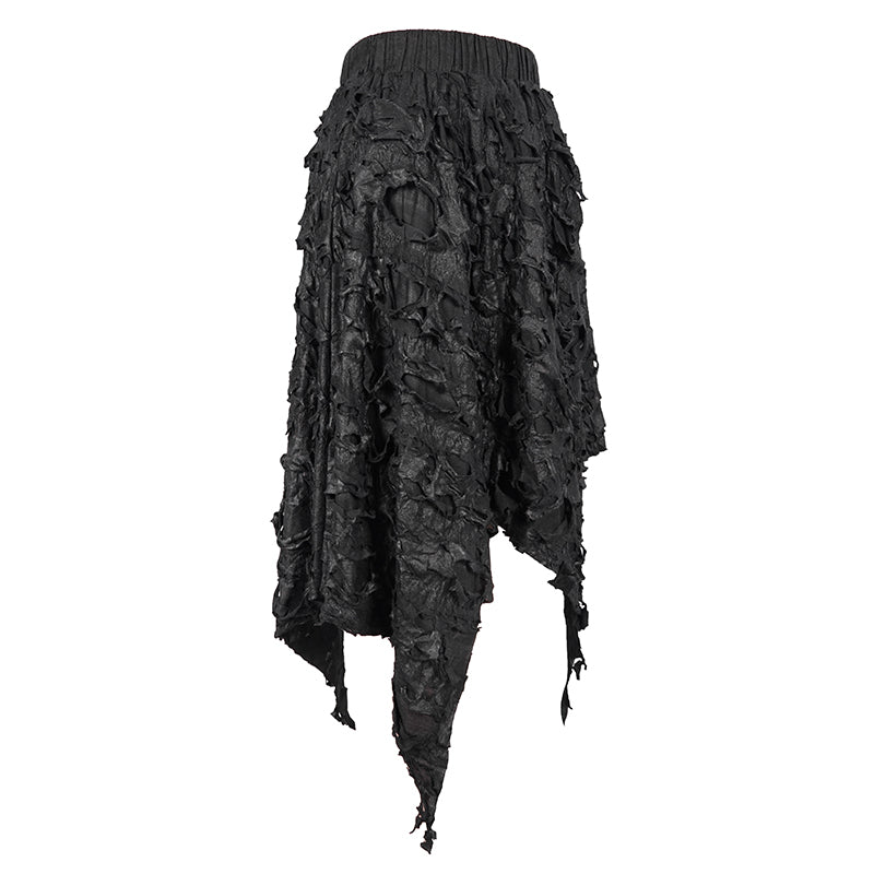 Gothic Tattered Skirt by Devil Fashion