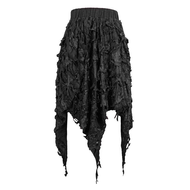 Gothic Tattered Skirt by Devil Fashion