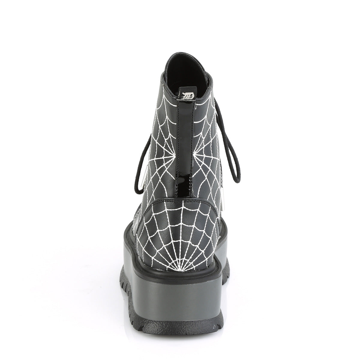 SLACKER-88 Spiderweb Boots by Demonia