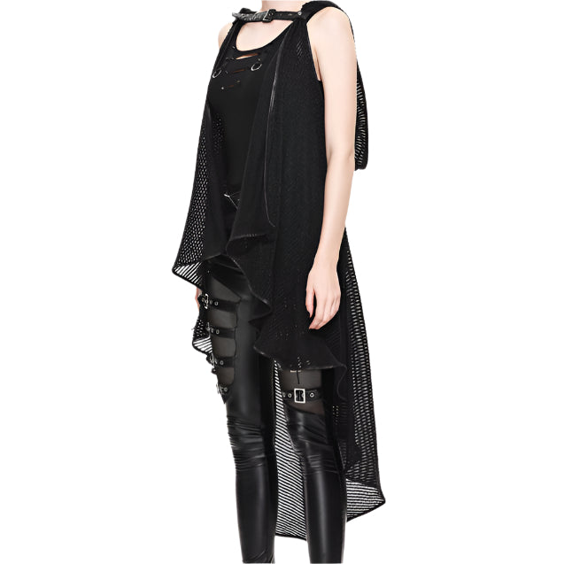 Underground Hooded Vest Cape by Devil Fashion