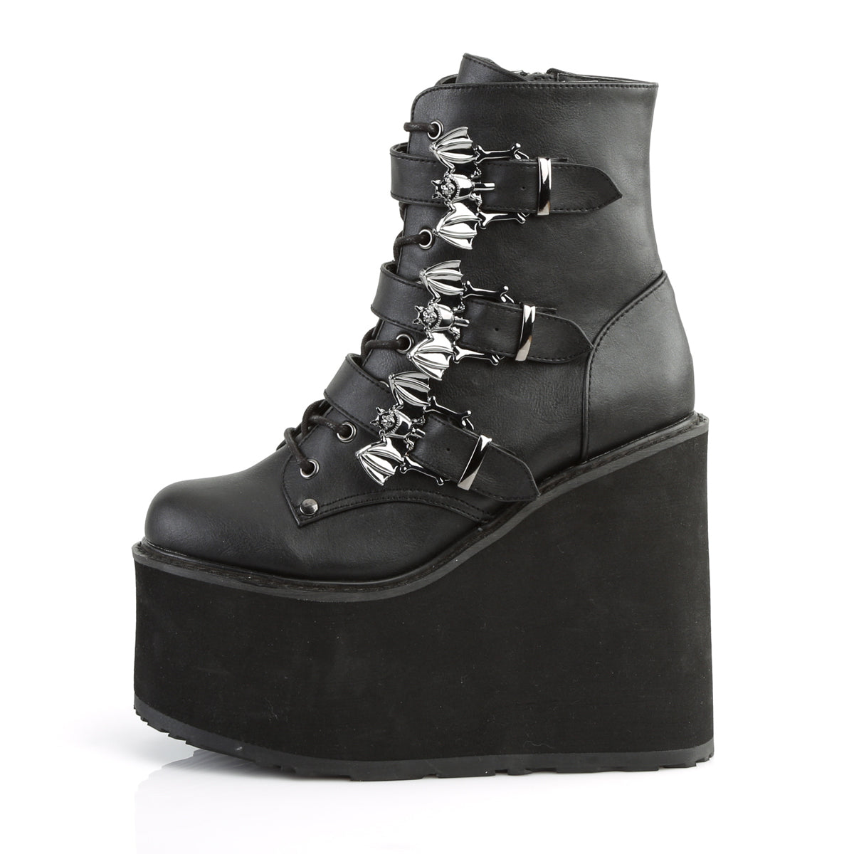 SWING-103 Bat Platform Ankle Boots by Demonia