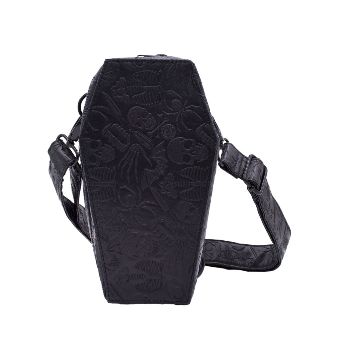 Coffin Convertible Hip Pouch Bag by Kreepsville 666