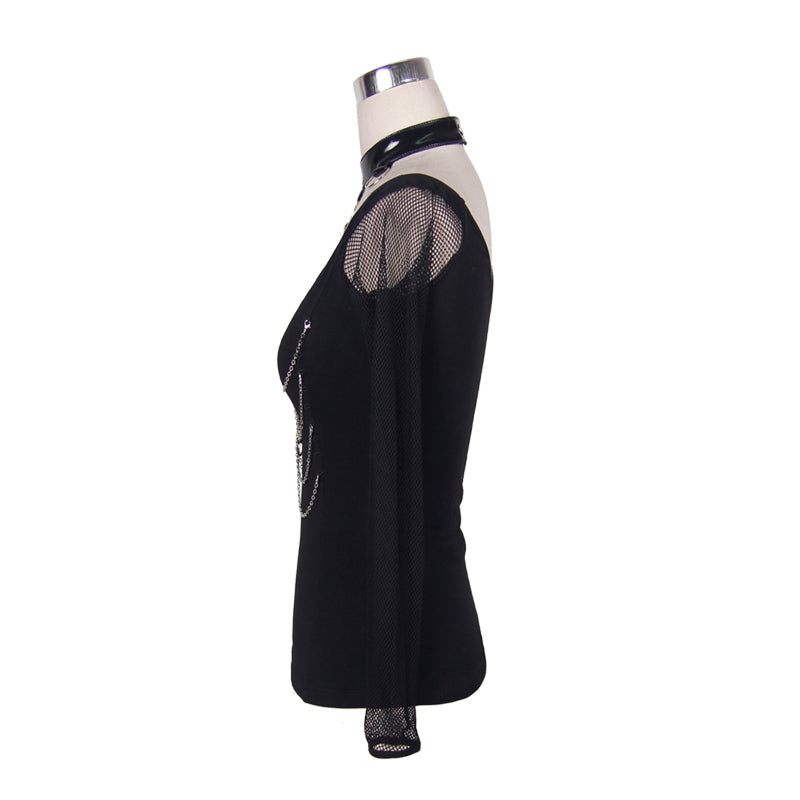 Frankie Chain Harness Top by Devil Fashion