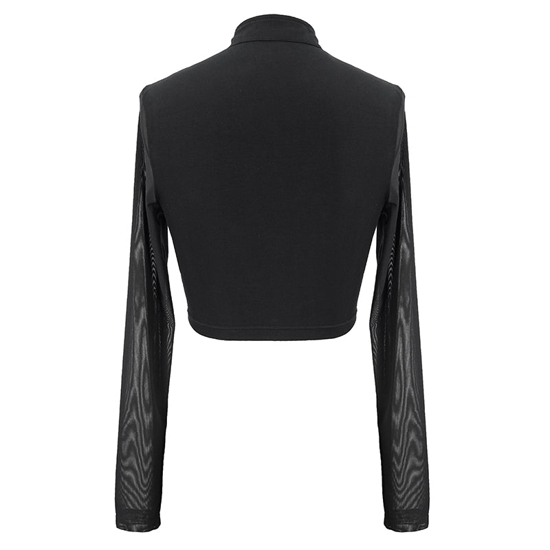 Rogue Files Crop Top by Devil Fashion