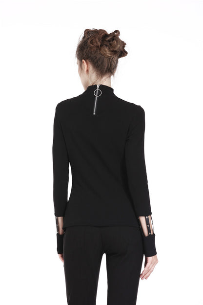 Hollow Cut Out Collar Shirt by Dark In Love