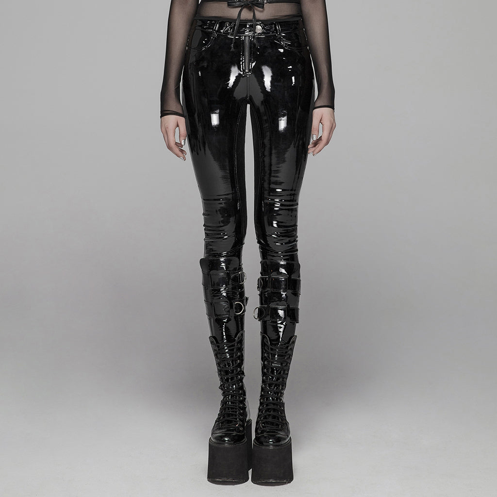 Punk Patent Leather Pants by Punk Rave – The Dark Side of Fashion