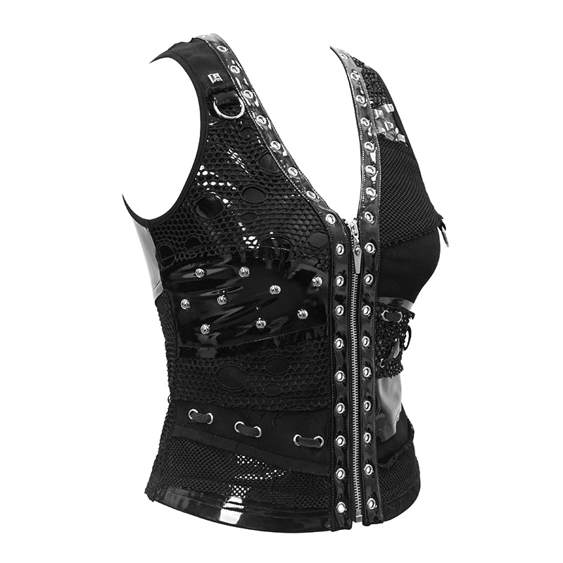 Mayhem Vest Top by Devil Fashion