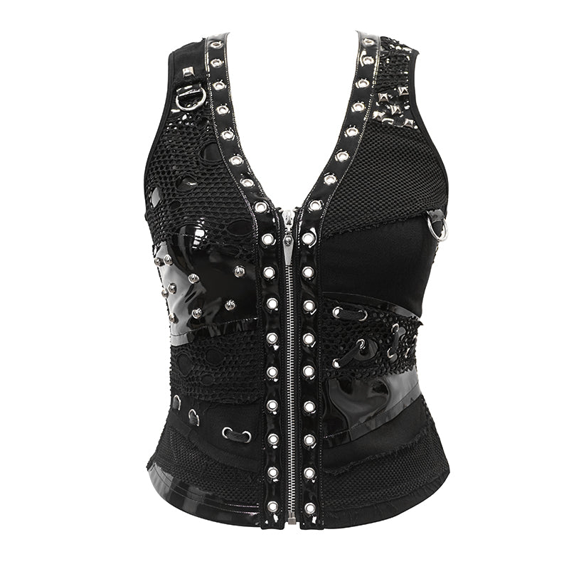 Mayhem Vest Top by Devil Fashion