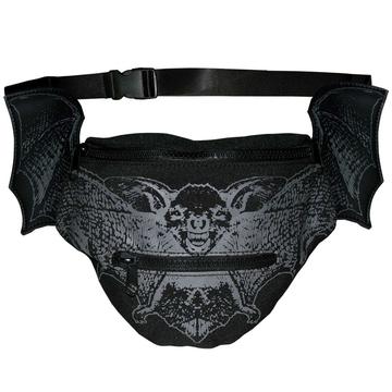 Bat Hip Pouch Bag by Kreepsville 666