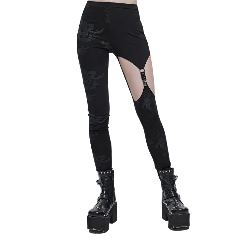 Night Love Webs Leggings by Devil Fashion