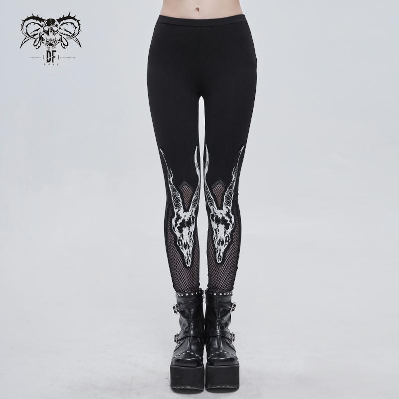 Twisted Horns Leggings by Devil Fashion