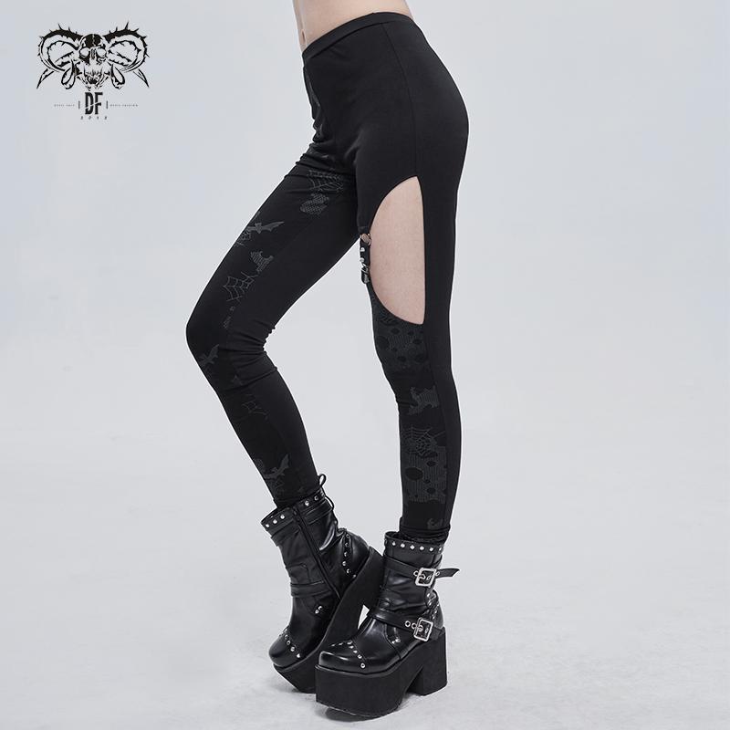 Night Love Webs Leggings by Devil Fashion