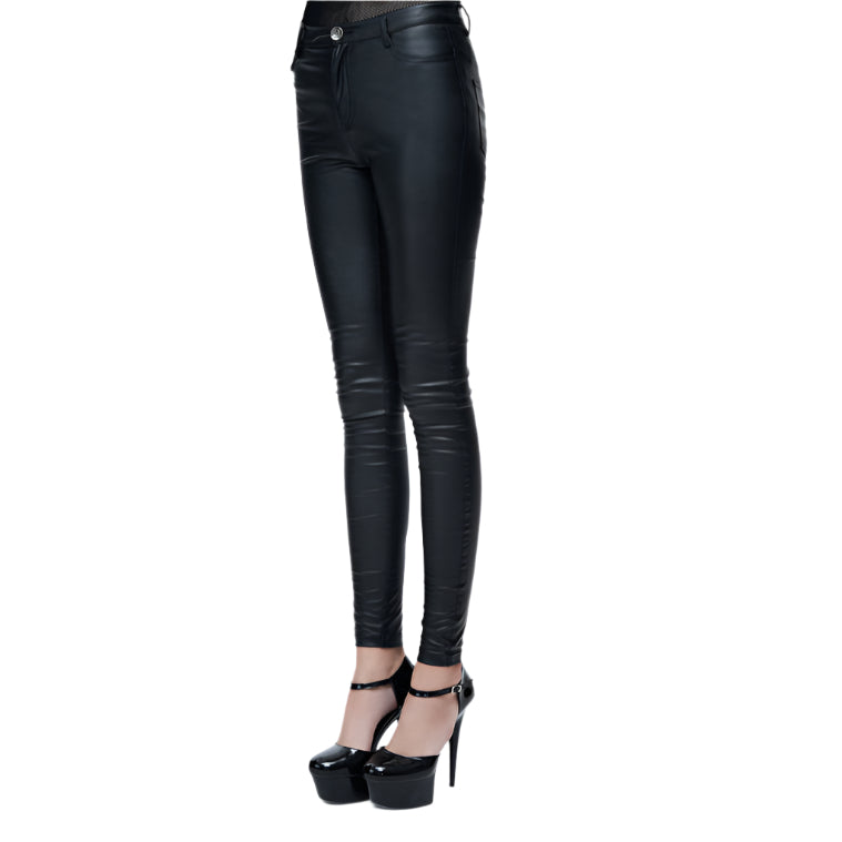 Draven Faux Leather Pants by Devil Fashion