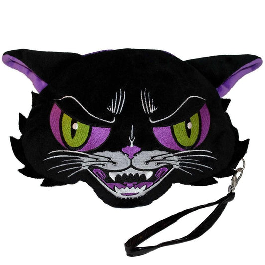 Kattitude Wristlet Plush Purse by Kreepsville 666