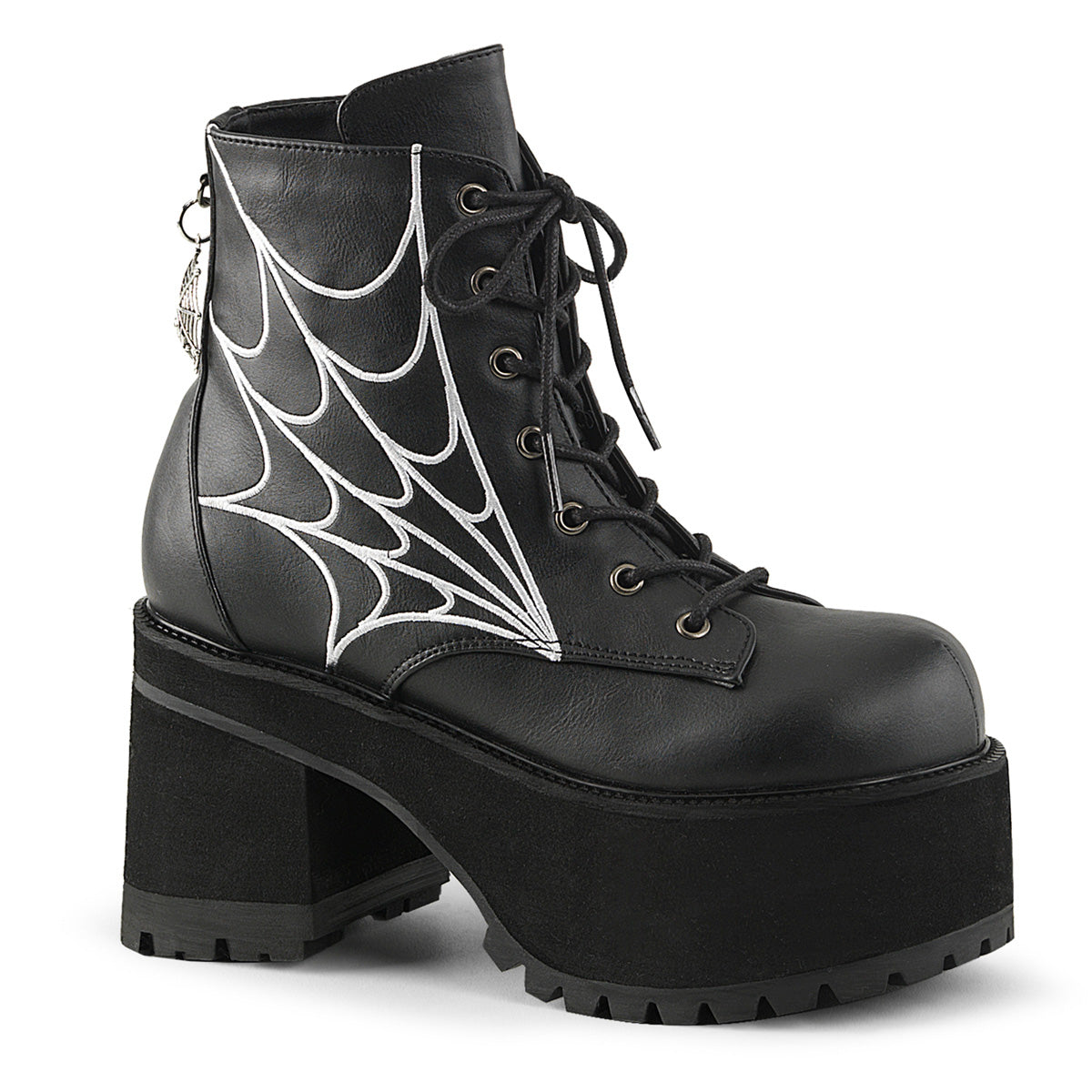 RANGER-105 Spider Web Ankle Boots by Demonia