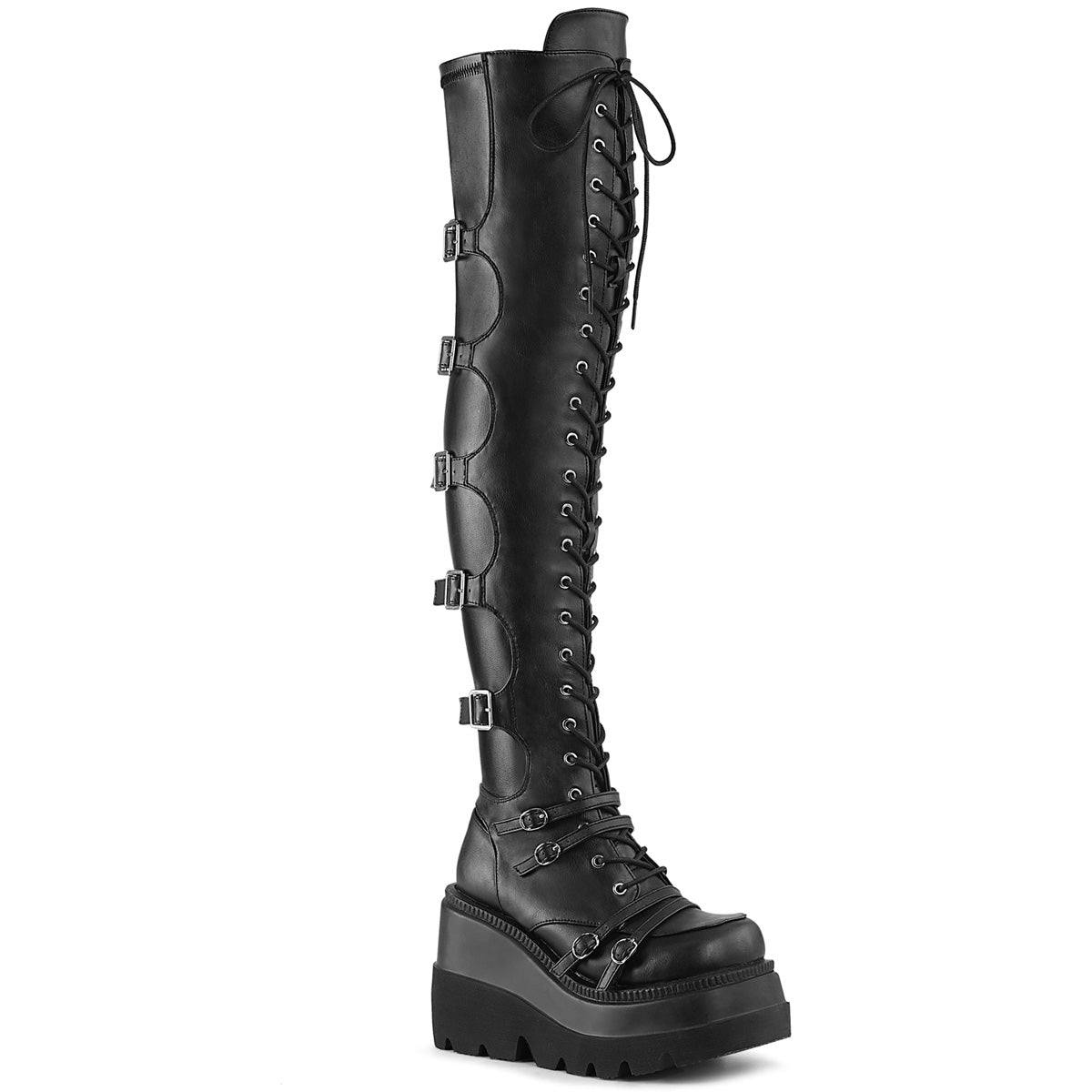 SHAKER-350 Over-The Knee Boots by Demonia – The Dark Side of Fashion