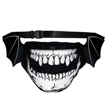 Skull Hip Pouch Bag by Kreepsville 666