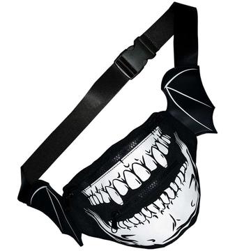 Skull Hip Pouch Bag by Kreepsville 666